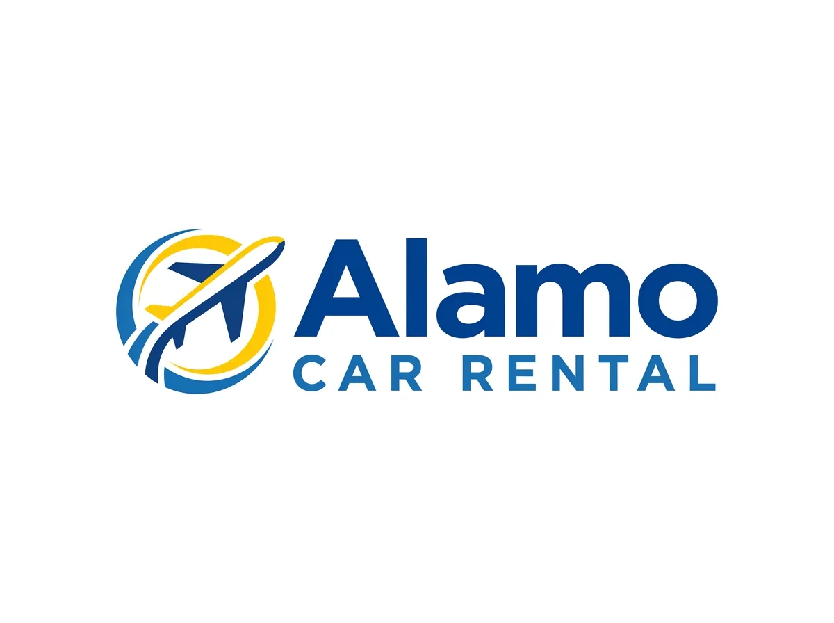 Alamo car rental brand logo, official white background, clean horizontal mark